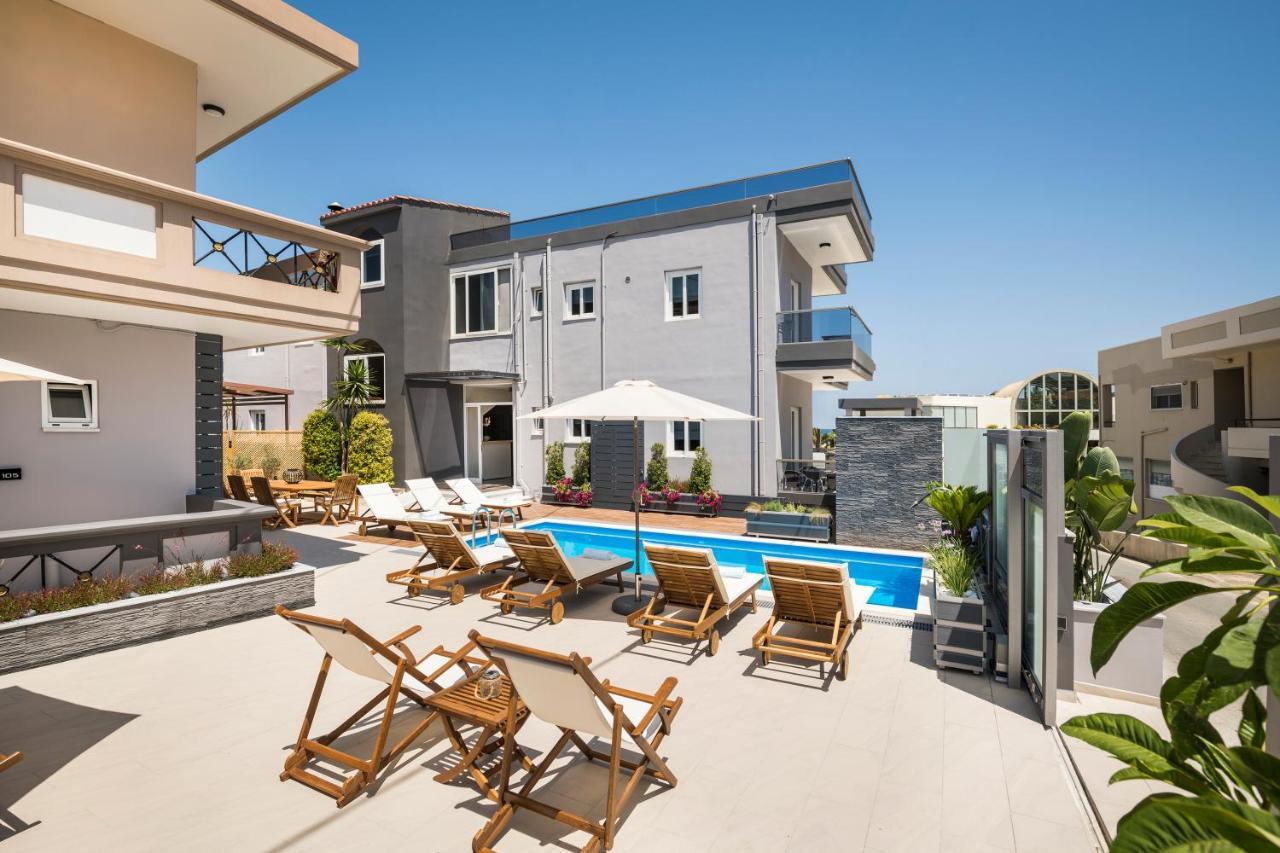 Sun Ray Luxury Apartments Agia Marina Exterior foto